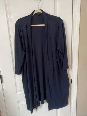 Talbots Navy Blue Plus Top